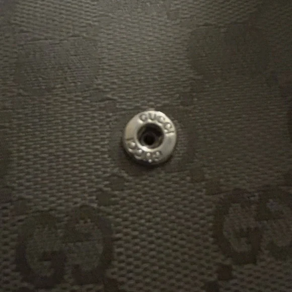 Genuine Gucci GG Canvas Abbey (D‑Ring) Wallet